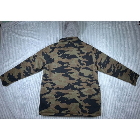 Darius Rucker X NFL Dallas Cowboys Sherpa Lined Mens L Camo Canvas Hooded Jacket - Picture 5 of 16